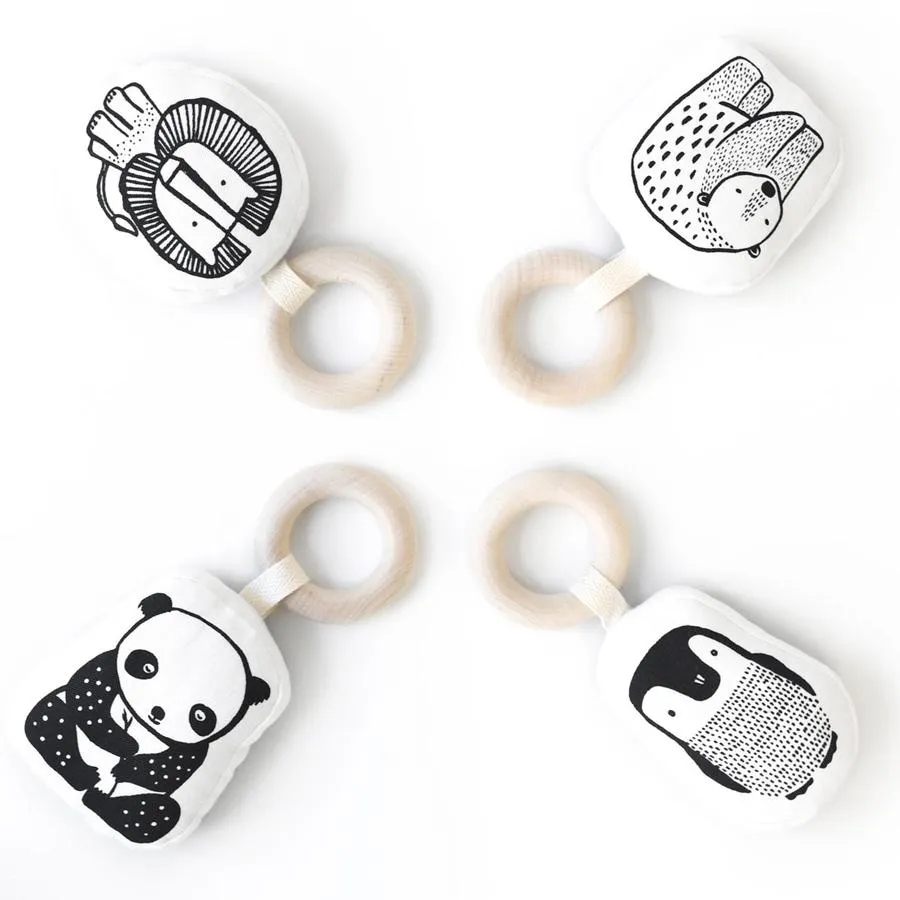 BEAR TEETHING RING