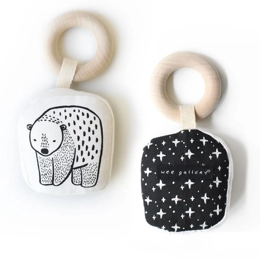 BEAR TEETHING RING