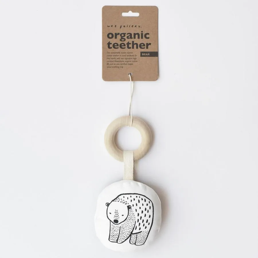 BEAR TEETHING RING