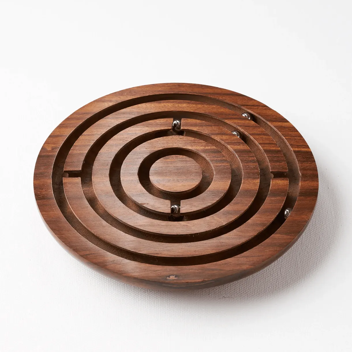 Classic Labyrinth Game - Hand Carved Wood