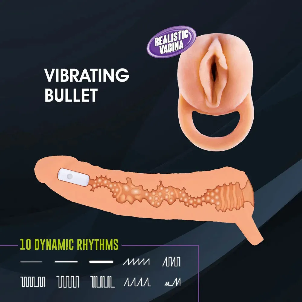 Extendor  -  2 Inch Vibrating Penis Extender and Stroker