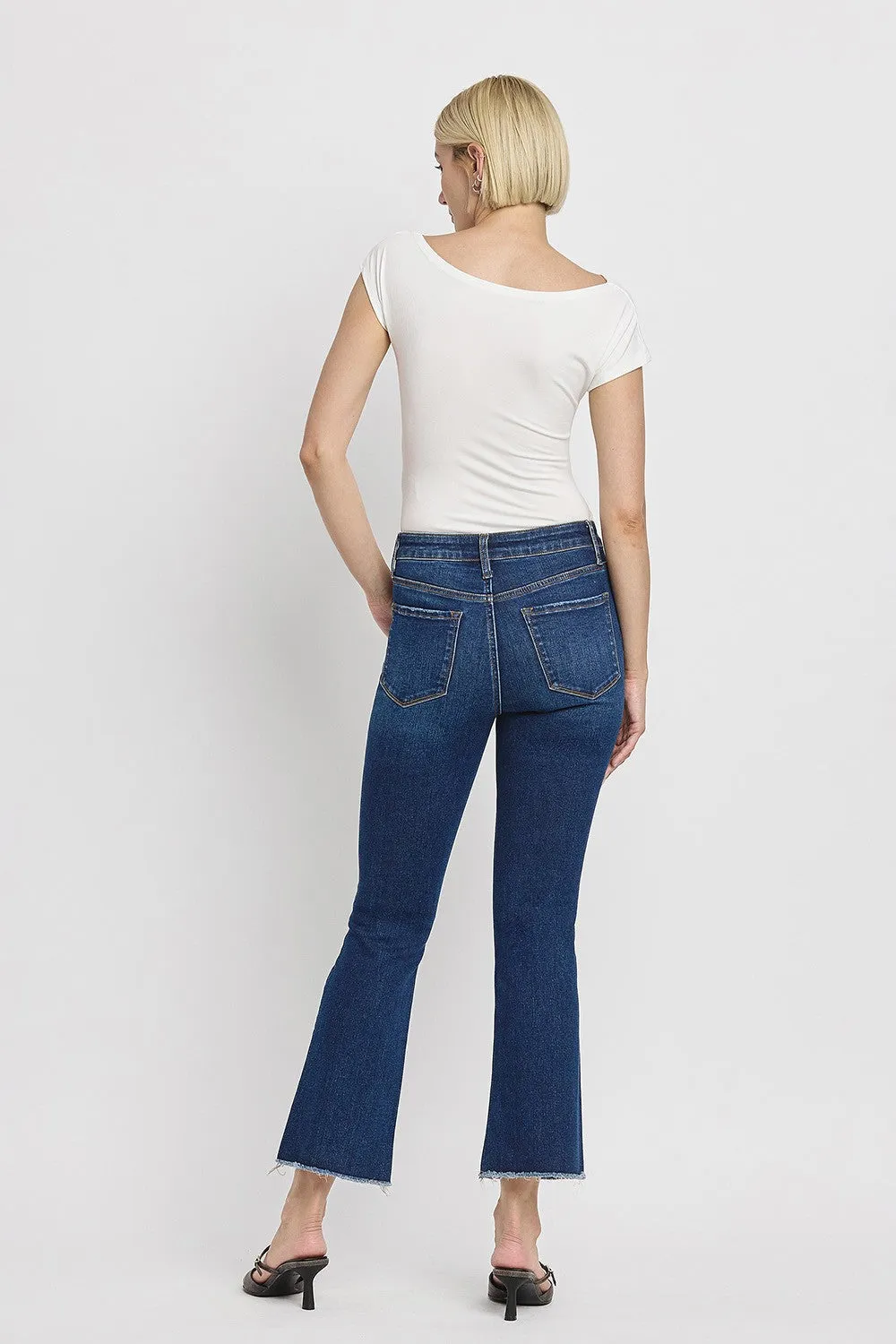 Tummy Control High Rise Kick Flare Jeans